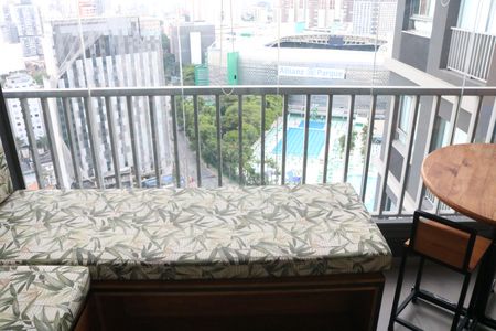 Apartamento para alugar com 25m², 1 quarto e sem vagaVaranda