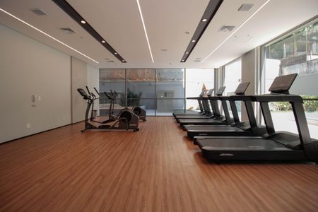 Studio para alugar com 25m², 1 quarto e sem vaga Studio para alugar com 25m², 1 quarto e sem vagaAcademia