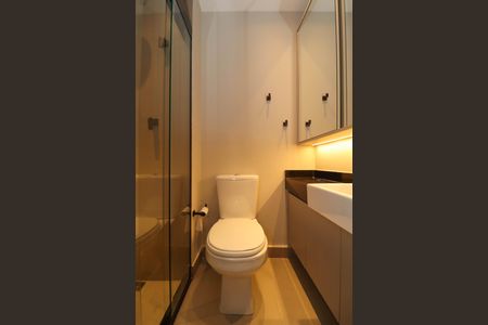 Studio para alugar com 25m², 1 quarto e sem vaga Studio para alugar com 25m², 1 quarto e sem vagaBanheiro