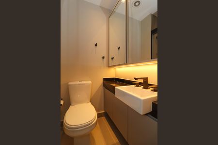 Studio para alugar com 25m², 1 quarto e sem vaga Studio para alugar com 25m², 1 quarto e sem vagaBanheiro