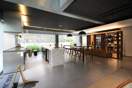 Studio à venda com 49m², 1 quarto e 1 vagaHall/ Espaço Gourmet