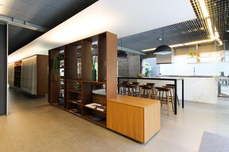 Studio à venda com 49m², 1 quarto e 1 vagaHall/ Espaço Gourmet