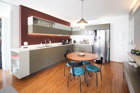 Studio à venda com 49m², 1 quarto e 1 vagaCozinha