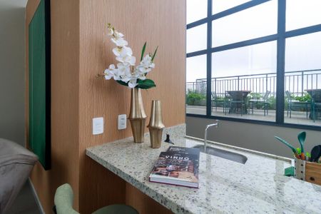 Studio à venda com 27m², 1 quarto e sem vagaEspaço Gourmet