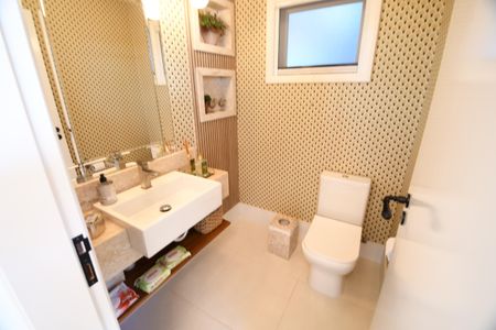 Casa de condomínio à venda com 398m², 4 quartos e 6 vagasLavabo