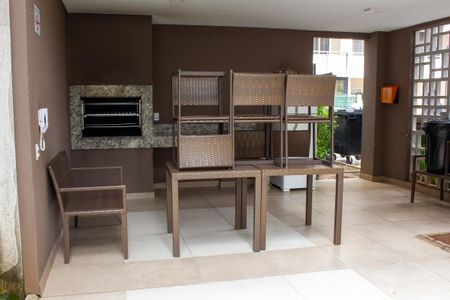 Apartamento à venda com 28m², 1 quarto e sem vaga Apartamento à venda com 28m², 1 quarto e sem vagaÁrea comum - Churrasqueira