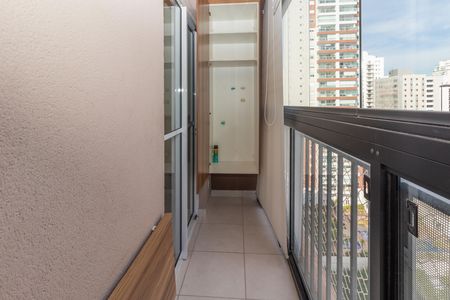 Sacada da Sala de apartamento à venda com 1 quarto, 28m² em Vila Romana, São Paulo