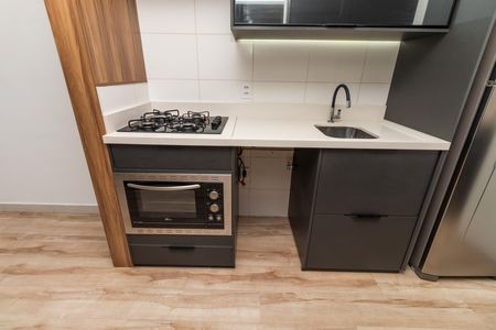 Apartamento à venda com 28m², 1 quarto e sem vaga Apartamento à venda com 28m², 1 quarto e sem vagaCozinha