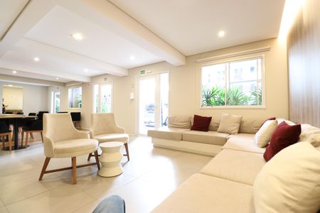 Apartamento para alugar com 28m², 1 quarto e sem vagaÁrea comum - Salão de festas
