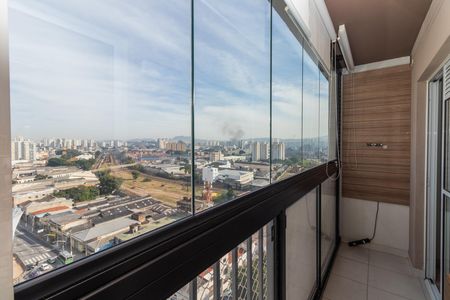 Sacada da Sala de apartamento à venda com 1 quarto, 28m² em Vila Romana, São Paulo