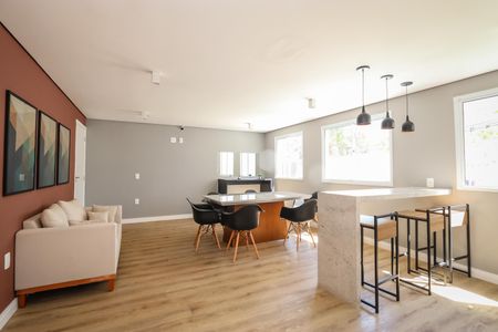 Studio à venda com 34m², 2 quartos e sem vagaÁrea comum - Salão de festas