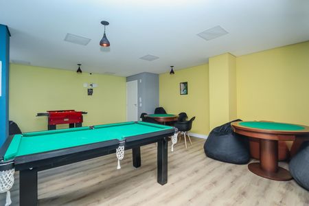 Studio à venda com 34m², 2 quartos e sem vagaSalão de jogos