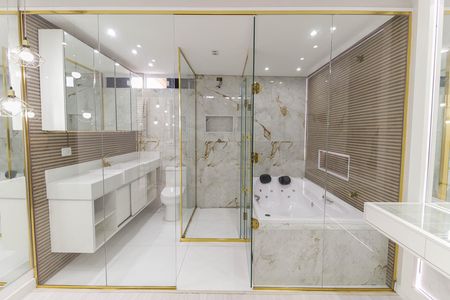 Casa de condomínio à venda com 140m², 3 quartos e 2 vagas Casa de condomínio à venda com 140m², 3 quartos e 2 vagasBanheiro da Suíte