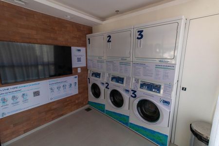 Studio para alugar com 38m², 1 quarto e 1 vaga Studio para alugar com 38m², 1 quarto e 1 vagaÁrea comum - Lavanderia