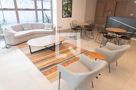 Studio para alugar com 30m², 1 quarto e sem vaga Studio para alugar com 30m², 1 quarto e sem vagaHall de entrada