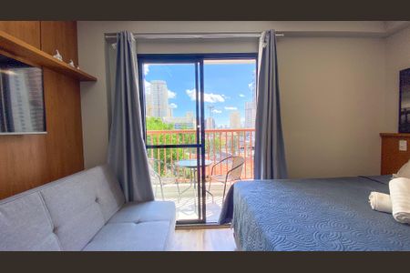 Studio de kitnet/studio para alugar com 1 quarto, 25m² em Jardim das Acacias, São Paulo
