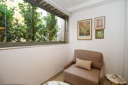 Studio para alugar com 29m², 1 quarto e sem vagaVaranda