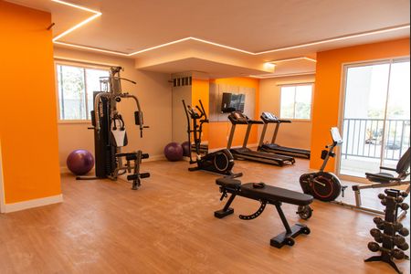 Apartamento para alugar com 55m², 2 quartos e 1 vaga Apartamento para alugar com 55m², 2 quartos e 1 vagaÁrea comum - Academia