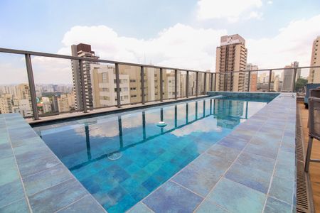 Studio para alugar com 24m², 1 quarto e sem vagaPiscina