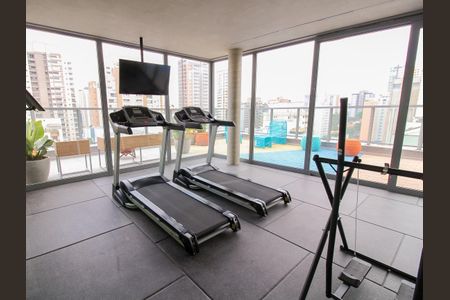 Studio para alugar com 24m², 1 quarto e sem vagaAcademia