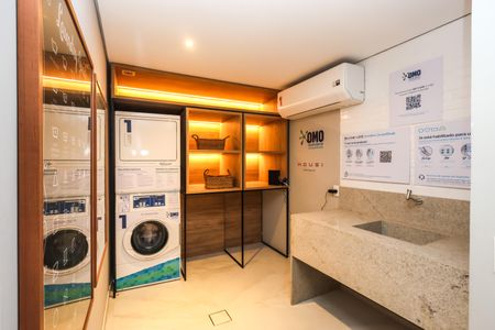 Studio para alugar com 27m², 1 quarto e sem vagaLavanderia