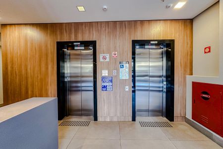 Studio para alugar com 26m², 1 quarto e sem vagaPlaquinha na área comum