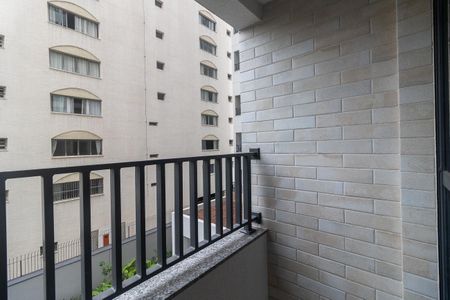 Apartamento à venda com 25m², 1 quarto e sem vagaVaranda