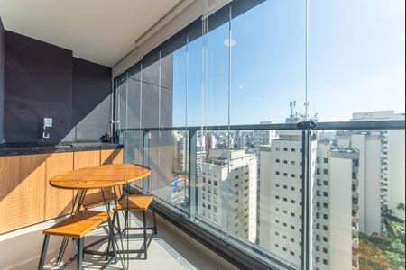 Apartamento para alugar com 32m², 1 quarto e sem vagaVaranda