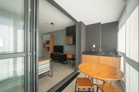 Apartamento para alugar com 32m², 1 quarto e sem vagaVaranda