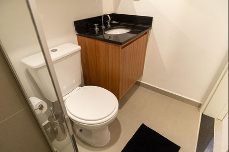 Studio para alugar com 19m², 1 quarto e sem vaga Studio para alugar com 19m², 1 quarto e sem vagaBanheiro