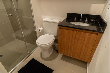 Studio para alugar com 19m², 1 quarto e sem vaga Studio para alugar com 19m², 1 quarto e sem vagaBanheiro