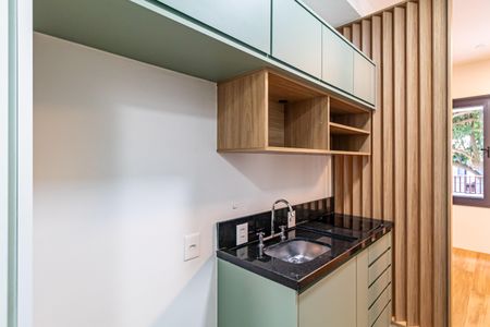 Studio à venda com 26m², 1 quarto e sem vagaCozinha