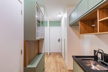 Studio à venda com 26m², 1 quarto e sem vagaCozinha