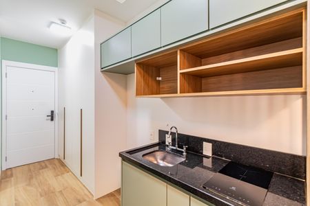 Studio à venda com 26m², 1 quarto e sem vagaCozinha