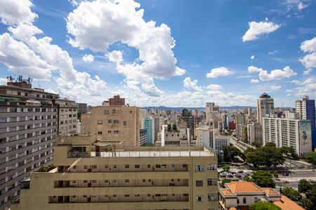 Studio à venda com 28m², 1 quarto e sem vagaVista da Varanda do Studio