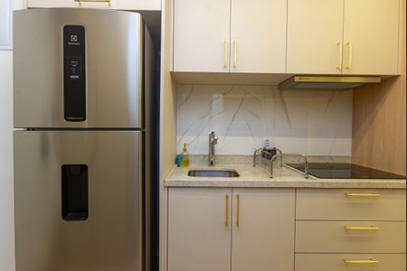 Studio para alugar com 25m², 1 quarto e sem vaga Studio para alugar com 25m², 1 quarto e sem vagaCozinha