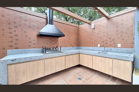 Studio para alugar com 21m², 1 quarto e sem vaga Studio para alugar com 21m², 1 quarto e sem vagaÁrea comum - Churrasqueira
