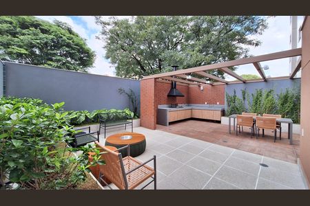 Studio para alugar com 21m², 1 quarto e sem vaga Studio para alugar com 21m², 1 quarto e sem vagaÁrea comum - Churrasqueira