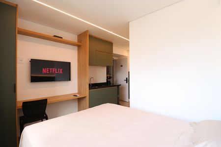 Studio para alugar com 21m², 1 quarto e sem vagaSala/Quarto