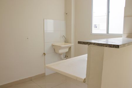 Apartamento para alugar com 44m², 2 quartos e 1 vagaCozinha e Área de Serviço