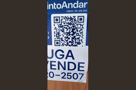 Apartamento para alugar com 48m², 2 quartos e sem vaga Apartamento para alugar com 48m², 2 quartos e sem vagaPlaca - QR Code