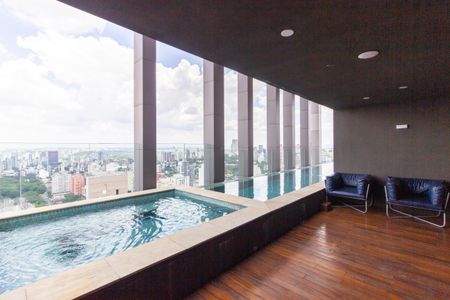 Studio para alugar com 40m², 1 quarto e 1 vaga Studio para alugar com 40m², 1 quarto e 1 vagaÁrea comum - Terraço/Piscina