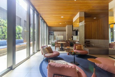 Studio para alugar com 40m², 1 quarto e 1 vaga Studio para alugar com 40m², 1 quarto e 1 vagaÁrea comum - Salão de festas