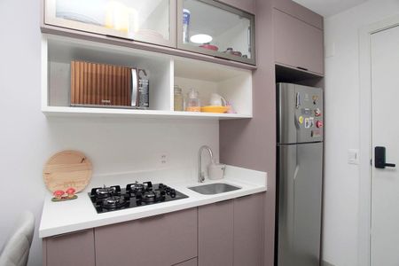 Studio à venda com 35m², 1 quarto e 1 vagaStudio - Cozinha