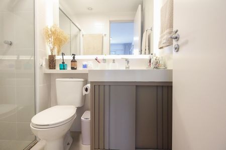 Apartamento à venda com 69m², 2 quartos e 1 vagaBanheiro Suíte 