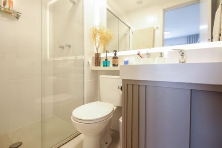 Apartamento à venda com 69m², 2 quartos e 1 vagaBanheiro Suíte 