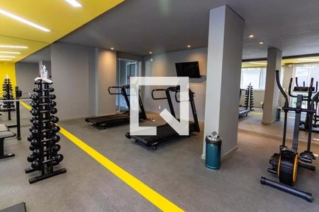 Apartamento para alugar com 34m², 1 quarto e sem vagaAcademia