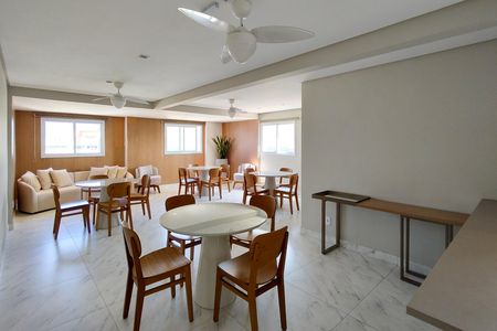 Apartamento para alugar com 46m², 2 quartos e 1 vaga Apartamento para alugar com 46m², 2 quartos e 1 vagaÁrea comum - Salão de festas