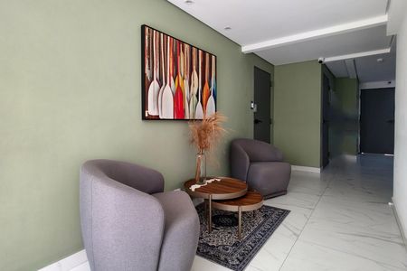 Apartamento para alugar com 46m², 2 quartos e 1 vaga Apartamento para alugar com 46m², 2 quartos e 1 vagaHall de entrada