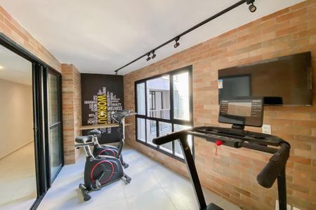 Apartamento para alugar com 38m², 1 quarto e sem vaga Apartamento para alugar com 38m², 1 quarto e sem vagaÁrea comum - Academia